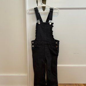 H&M Ruffle Skinny Denim Overalls 5/6